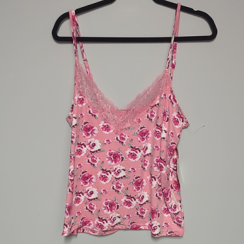 NWT Thalia Sodi Pink Floral Cami Tank